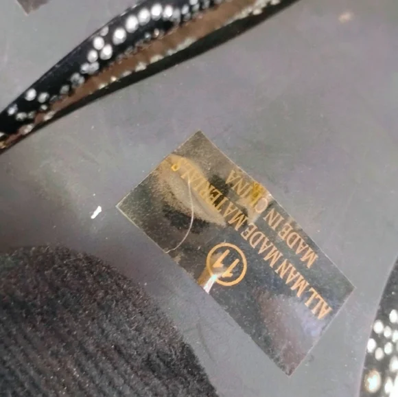 Shiekh Elegant Black Heels Covered In Rhinestone - Picture 13 of 17